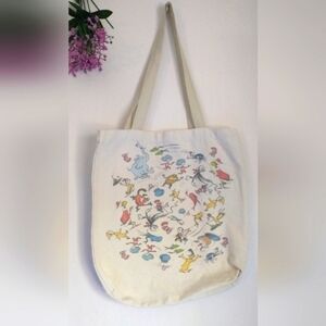 Colorful Illustrated Tote Bag
